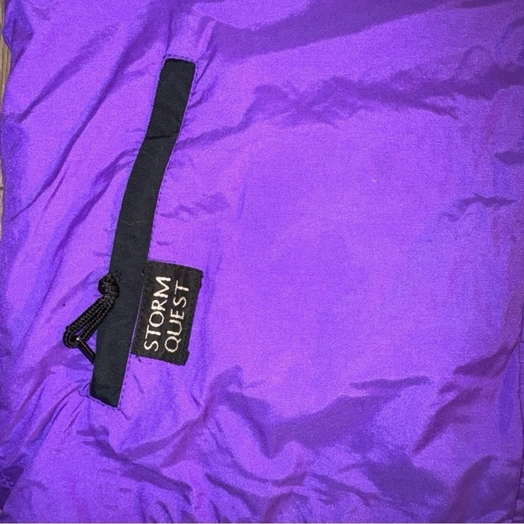 Early 90’s ski vest in purple/black. Medium(?) vintage - Picture 4 of 7
